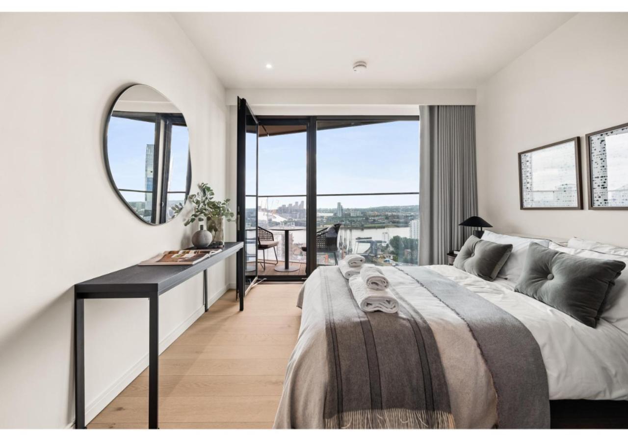 Elegant And Modern Apartments In Canary Wharf Right Next To Thames Londres Exterior foto